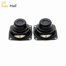 2 PCS 53mm2 polegada 4 ohm 10 W Magnetic Speaker/Bass Multimedia Speaker/Speaker Pequeno com furo fixo