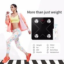  Scales Body Fat Digital Bathroom Weight Electronic Scales Floor Balance Intelligent Household Scales Bathroom Body Weight Scale
