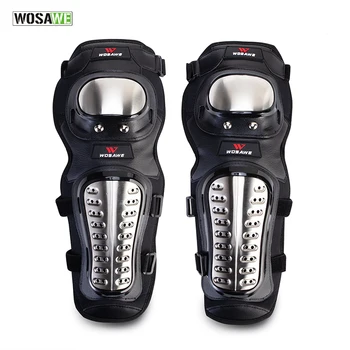 

WOSAWE Sports Elbow Pads Stainless Steel Skiing Motocross Motorcycle MTB Bicycle Cycling Elbow Guards Support Braces Protector