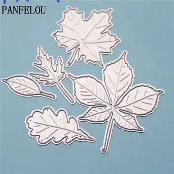

PANFELOU Maple trees metal crafts paper die cutting dies for Scrapbooking/DIY wedding Halloween Hand account cards