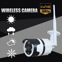Zjuxin 1080P WIFI outdoor camera Wireless IP Camera support max 128GB TF card HD 3.6mm lens Full HD 1080P CCTV CAM metal shell