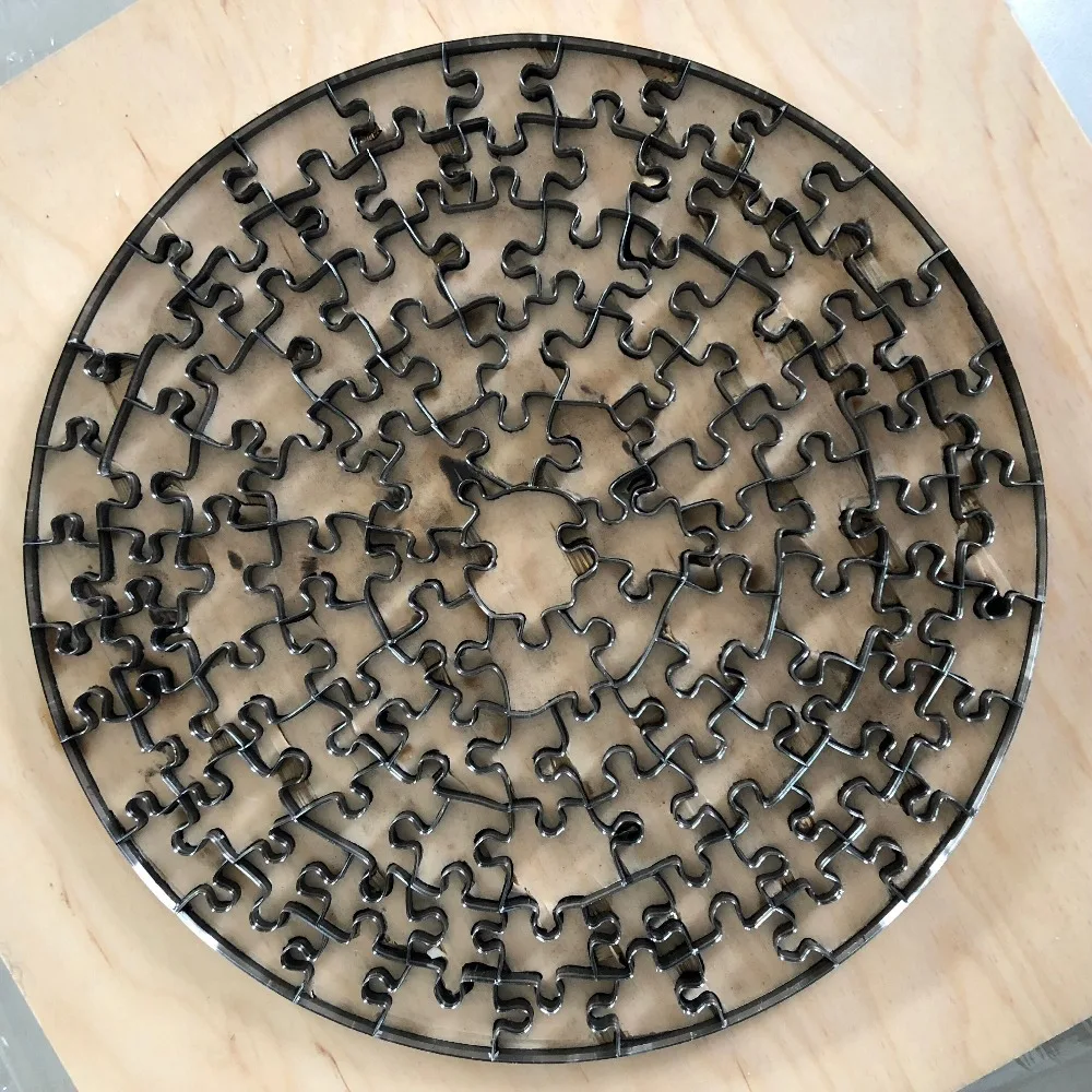 jigsaw puzzle dies Circle 23x23cm 100pcs Unique designin Cutting Dies