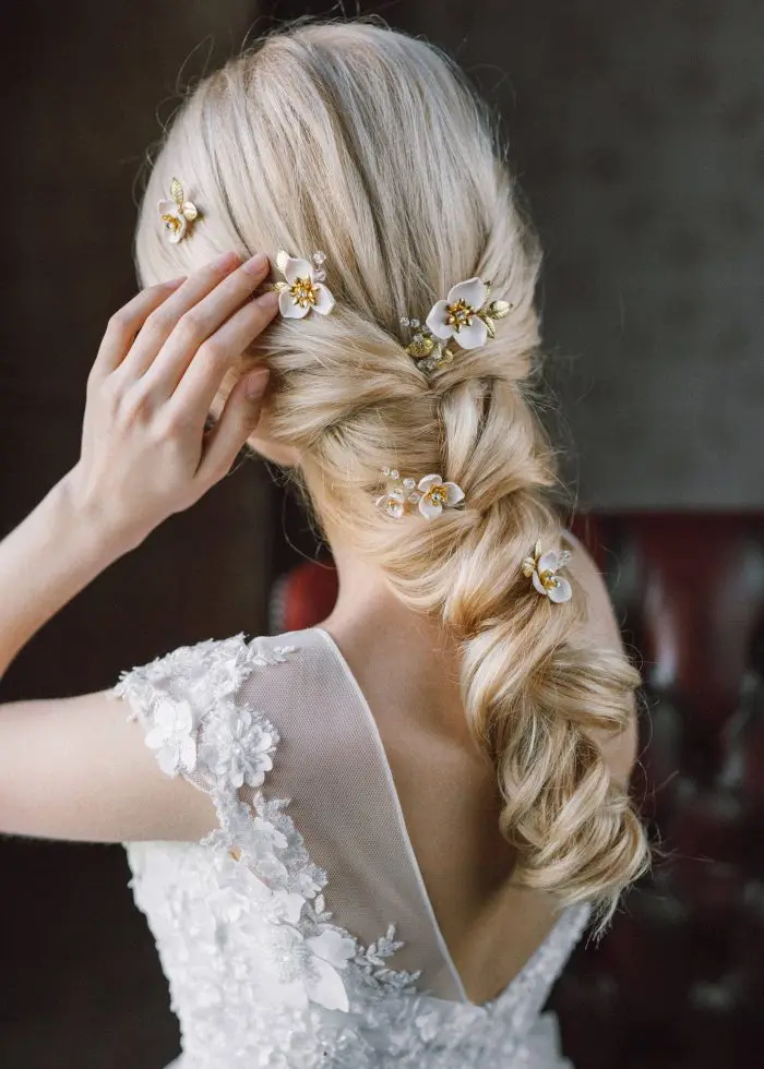 

Set of 5 Wedding Flower Hairpins 2019 Spring Summer New Trends Forecast