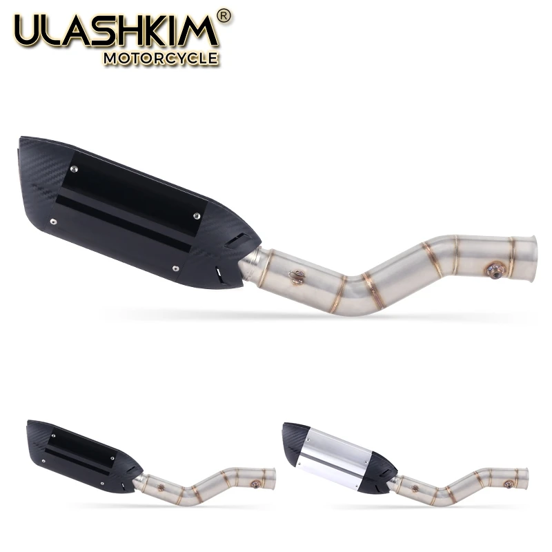 

Motorcycle Exhaust Muffler Escape Full System Middle Link Pipe Slip On For yamaha YZF1000 YZF R1 2009 2010 2011 2012 2013 2014