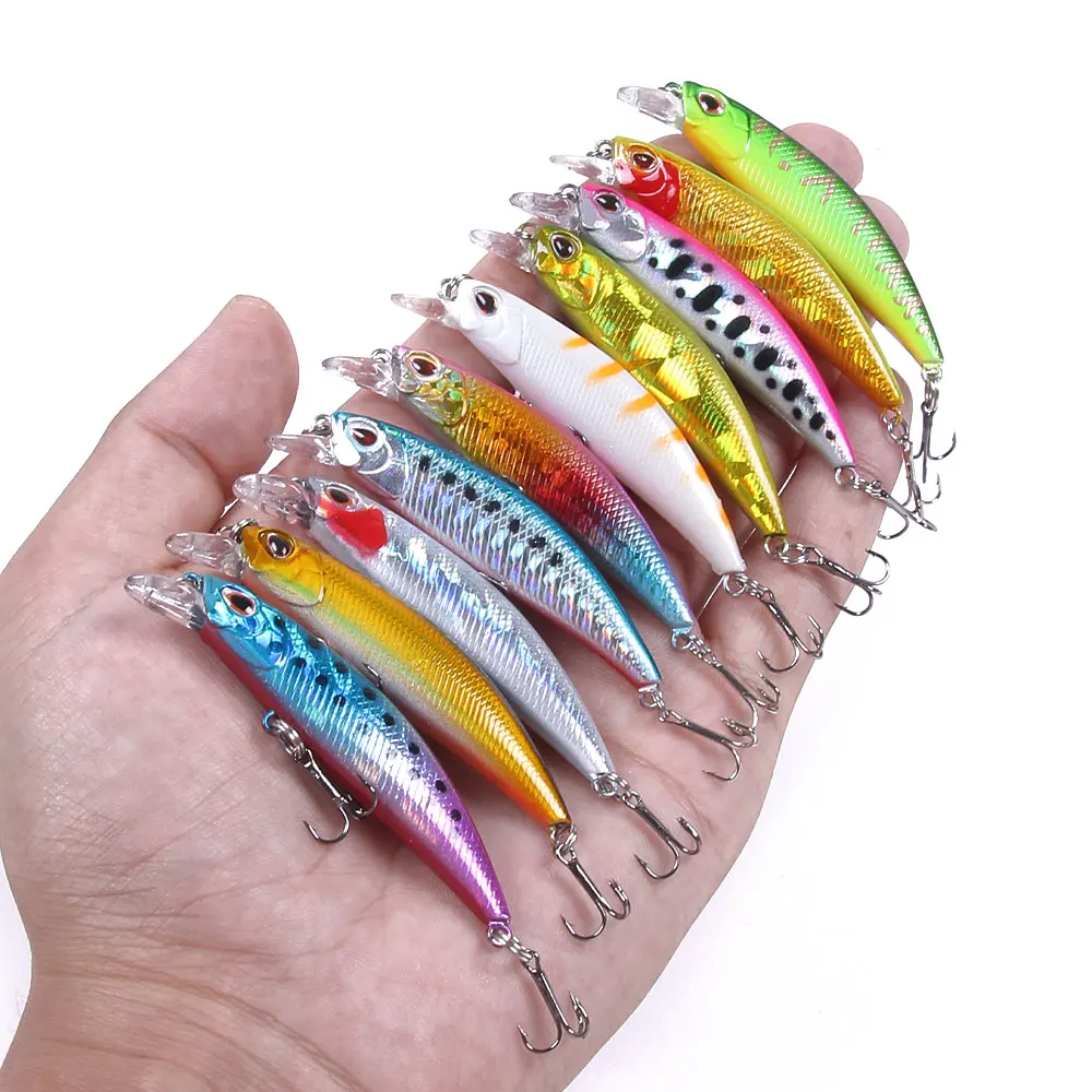 

Sinking Minnow Fishing Lure Laser Hard Artificial Bait 3D Eyes 6cm 4.5g Fishing Wobblers Pike Carp Bait Crankbait Minnows