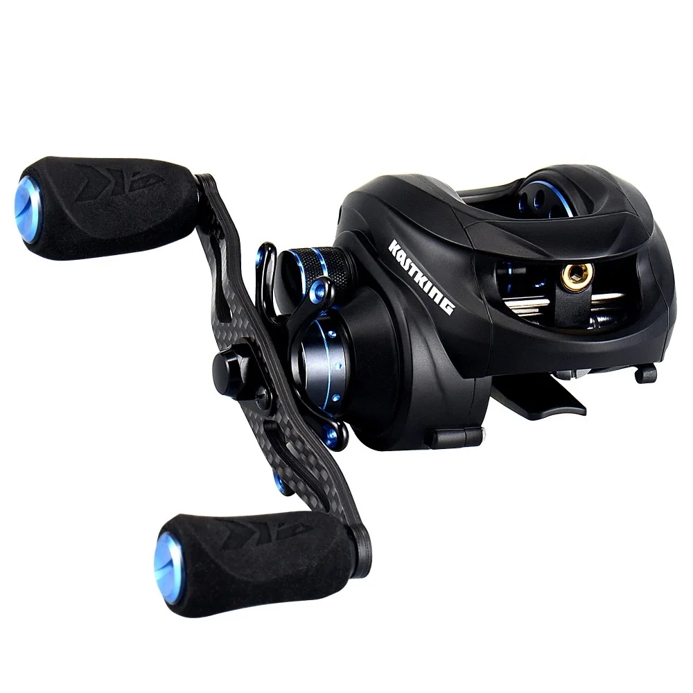 2019 New Carbon Fiber Bait Casting Fishing Reel 12BB 6.3:1 163g Baitcasting Reel Lure Fishing Reel