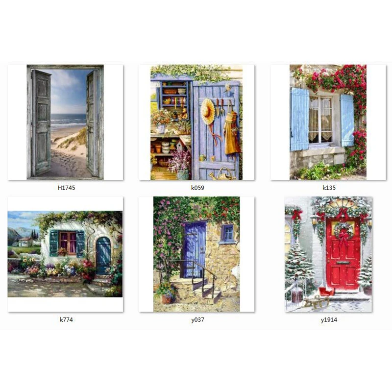

diamond painting door 5d diy diamond painting cross stitch mosaic diamond full drill diamond embroidery landscape NEW TOOL