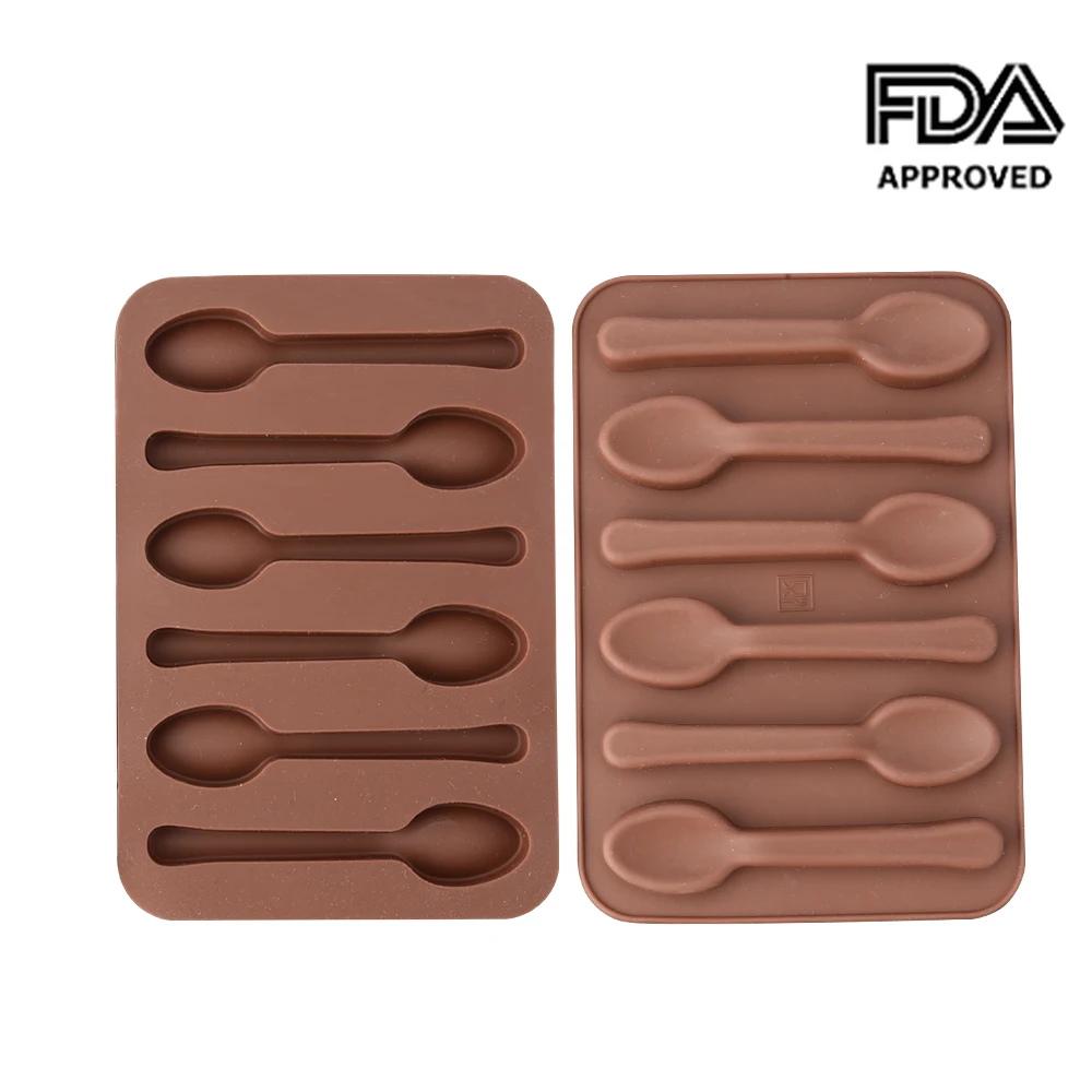 Spoon Chocolate Molds Silicone Sunflower Silicone Molds for Fondant Cake Decorating Gummy Mini Candle Soap Making Supply (2)