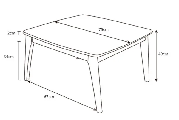 4 шт. теплый набор Kotatsu стол футон ковер нагреватель японский стиль мебель деревянный чай журнальный столик современный скандинавский дизайн