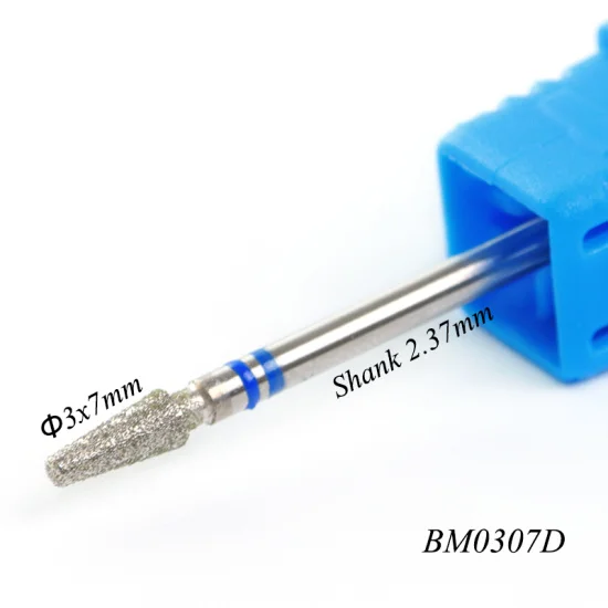 STZ, 1 шт., фреза для маникюра, алмазные сверла для ногтей, твердосплавные фрезы, для удаления УФ-геля, полировки ногтей, инструменты#056-1 - Цвет: BM0307D