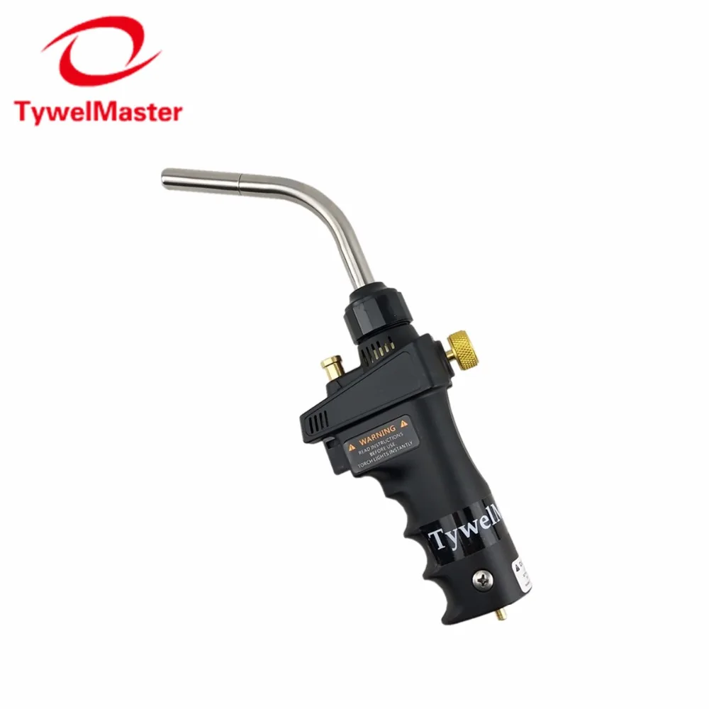 Mapp الشعلة الاشتعال لهب حام بندقية CGA600 الموقد موقد اللحام لحام التبريد HVAC السباكة البروبان شعلة لحام Mapp الشعلة الاشتعال لهب حام بندقية CGA600 الموقد موقد اللحام لحام التبريد HVAC السباكة البروبان شعلة لحام
