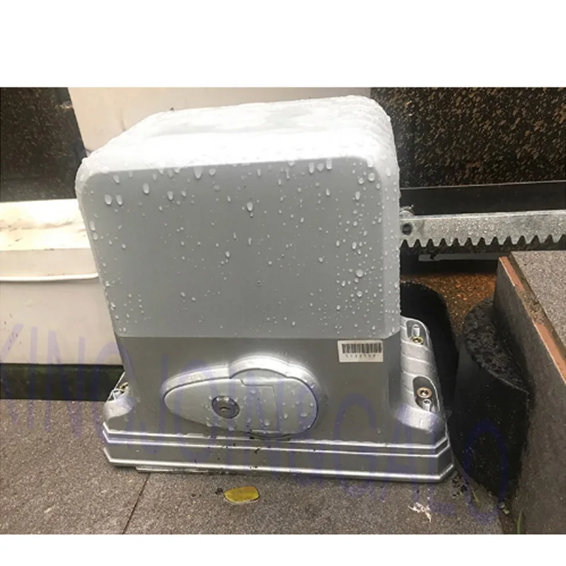  Heavy duty 1800kg auto sliding gate motor slide opener with 4m nylon racks(lamp photocell keypad bu