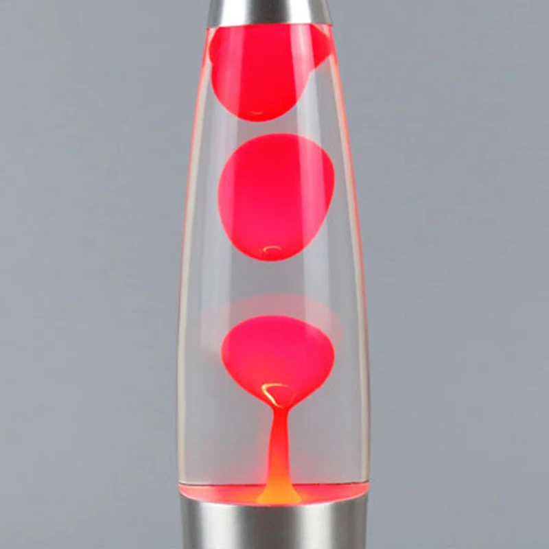 

US Plug LED 110v Metal Base Lava Lamp Wax Volcano Style Night Light Jellyfish Nightlight Glare American plug