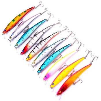 

1Pcs 11.5cm/11g Professional Minnow Lures Hard Baits Crankbait Wobblers Artificial Isca Ocean Boat fishing Bait