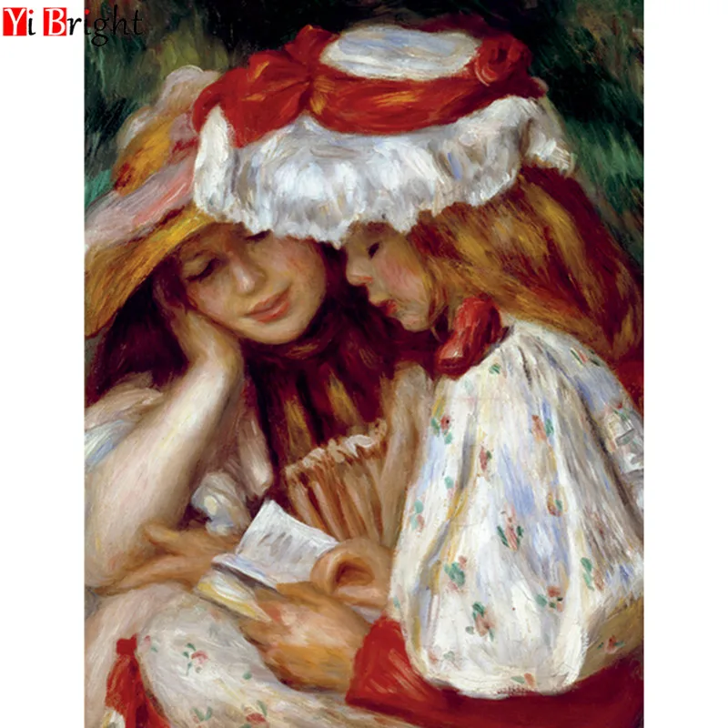 

Full square diamond 5D DIY diamond painting "girl" handmade 3D embroidery art cross stitch mosaic decoration gift XY1