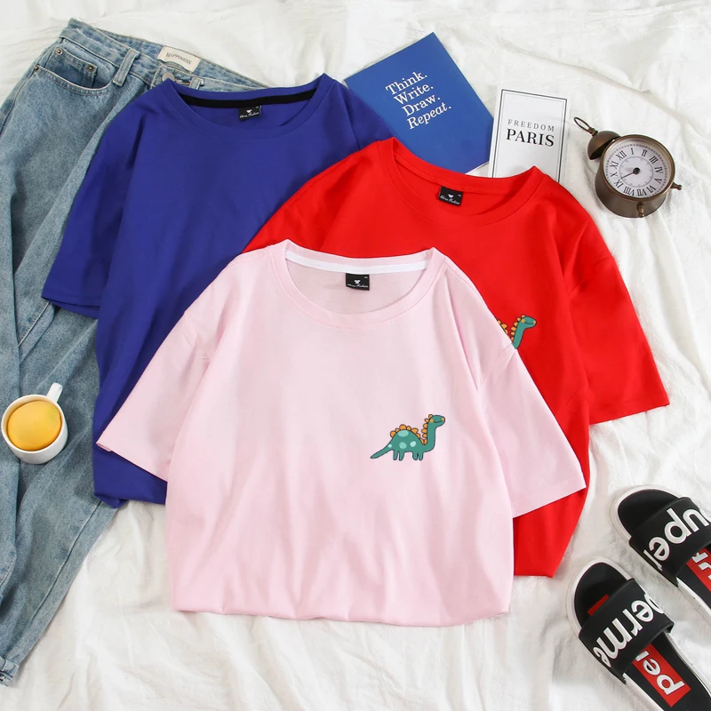 

dinosaur pocket Print Men tshirt Casual 100% Cotton Hipster t shirt For Couples Summer Top Short Sleev Tee Tumblr Drop Ship
