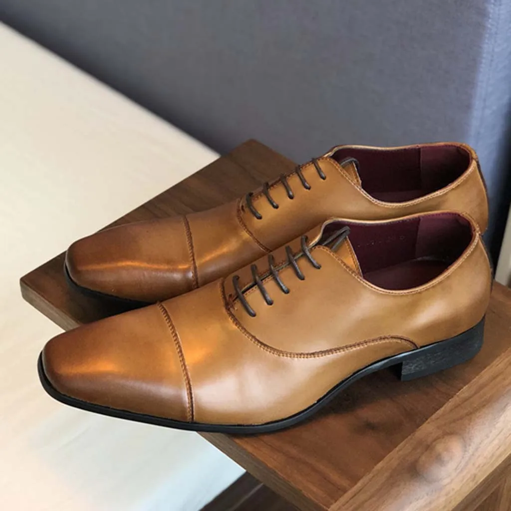 

Men Leather Shoes New Brogues Men Oxford Shoes Flat Men Casual Shoes Mens Loafers Luxury Brand Mens Dress Shoes Size 38-48#N3