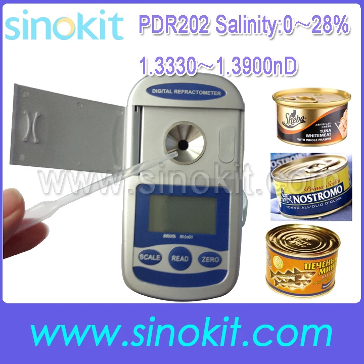 

Free Shipping Cheaper Porket Digital Salinity 0-28% Refractometer - PDR202