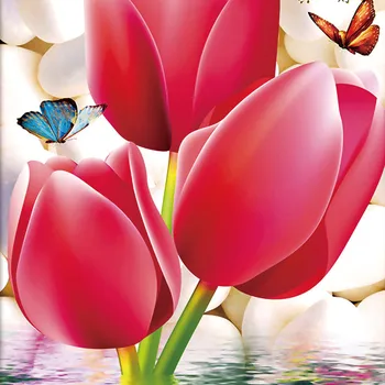 

DIY 5D Sale Diamond Embroidery, Diamond Mosaic, Tulip, Full, Diamond Painting, Cross Stitch,3D, Decoration, Gift, Handicraft, Ch