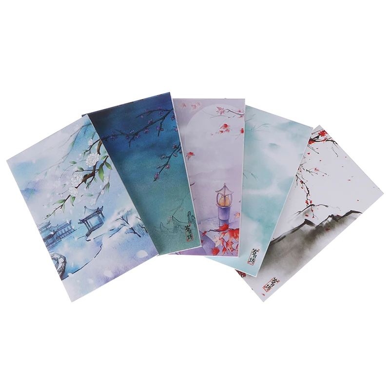 

Creative Grid Lined Chinese Vintage Retro Notespad Mini Pocket Planner Journal Diary Notebooks For Gift School Stationery