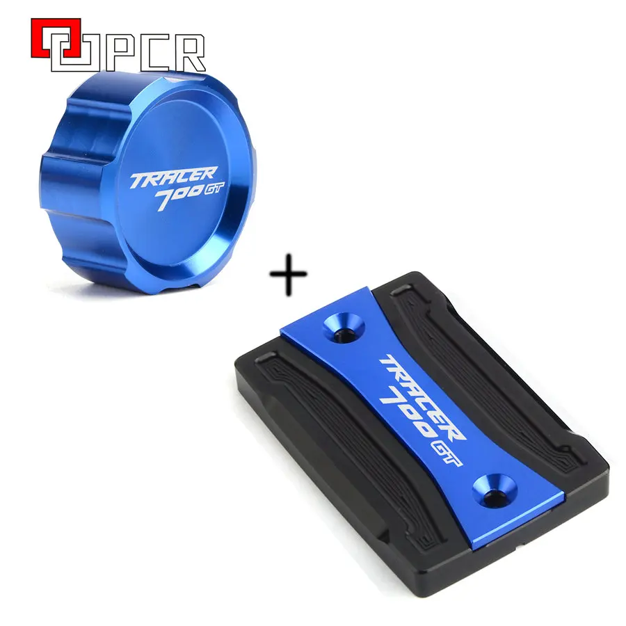 

LOGO Front & Rear brake Fluid Cylinder Master Reservoir Cover Cap For Yamaha MT07 Tracer 700 2016-2018 TRACER 700GT 700 GT 2019