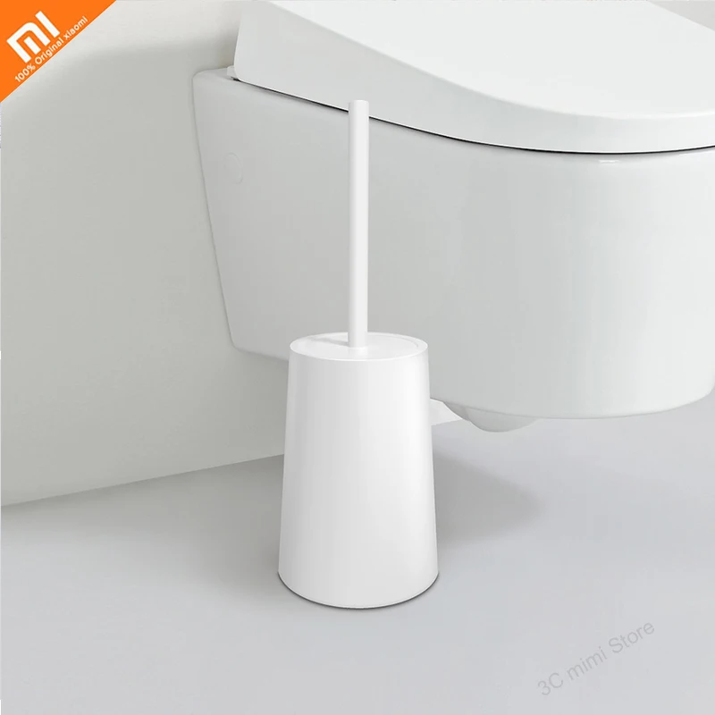 Xiaomi Mijia, прочный держатель для туалетной щетки, набор для туалетной щетки и кронштейна, инструмент для чистки ванной комнаты