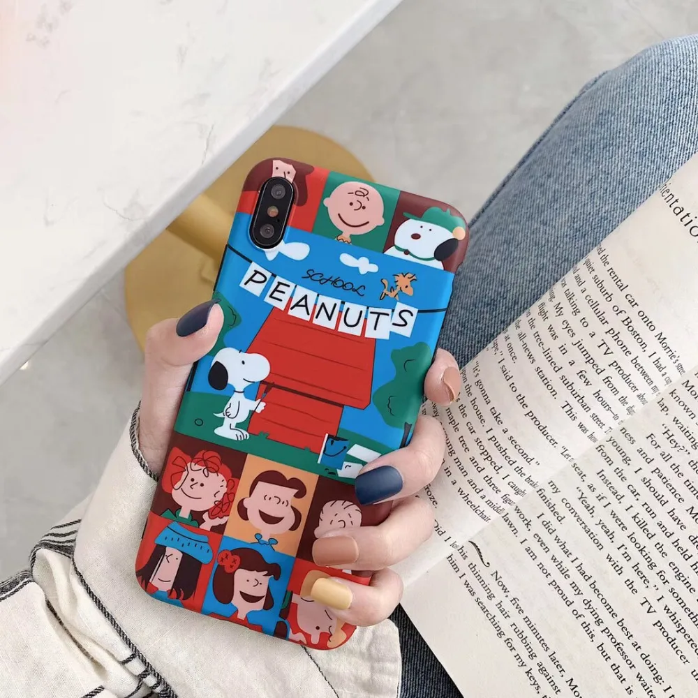 

maosenguoji funny lovely cartoon dog family Fashion soft Mobile Phone Case for iphone 6 6s 7 7plus 8 8plus X 10 XR XS MAX cover