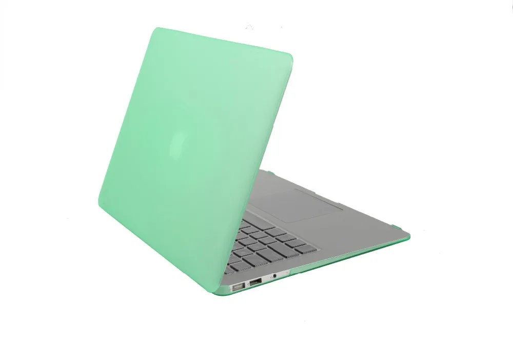 Матовая твердая прорезиненная оболочка для ноутбука чехол+ клавиатура пленка для Macbook Pro 13,3 15,4 Pro 12 13 15 дюймов для Macbook Air 11 13