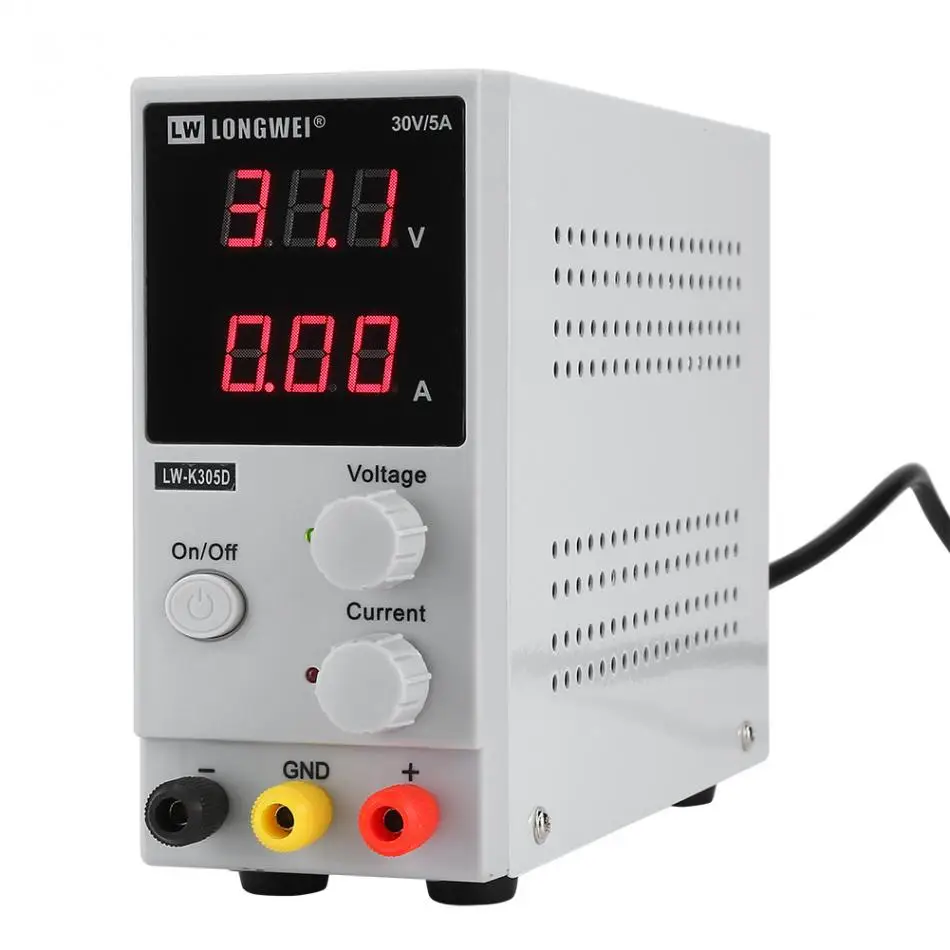 

0-30V DC Power Supply regulador 0-5A Adjustable power supply regulable Digital Displayde voltaje fuente US Plug 110V