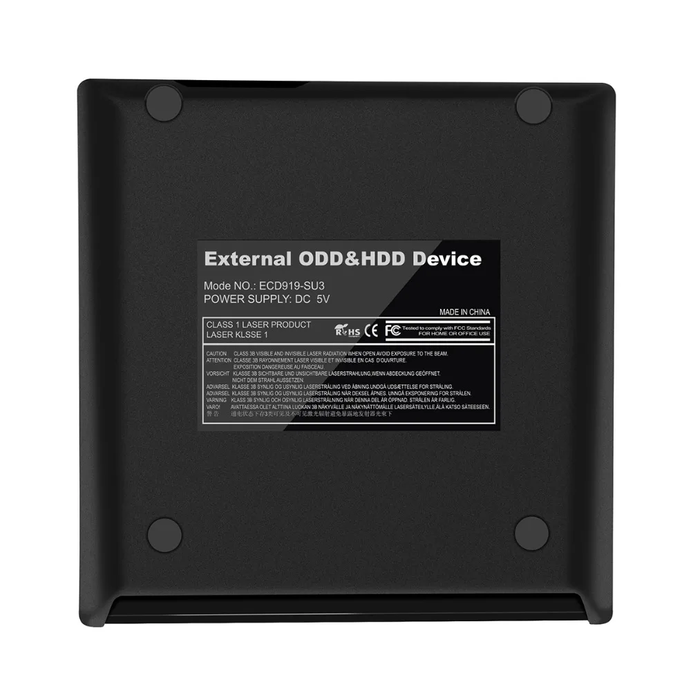 Внешний чехол DeepFox 9 5 мм USB 3 0 для CD/DVD RW с индуктивным сенсорным