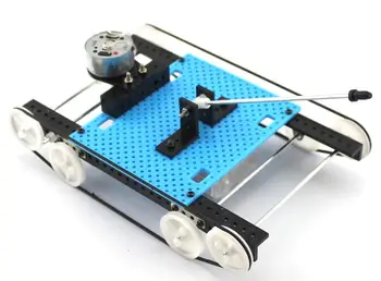 

DIY Educational Electric Robot model Tank Scientific Invention Toys gear mini motor