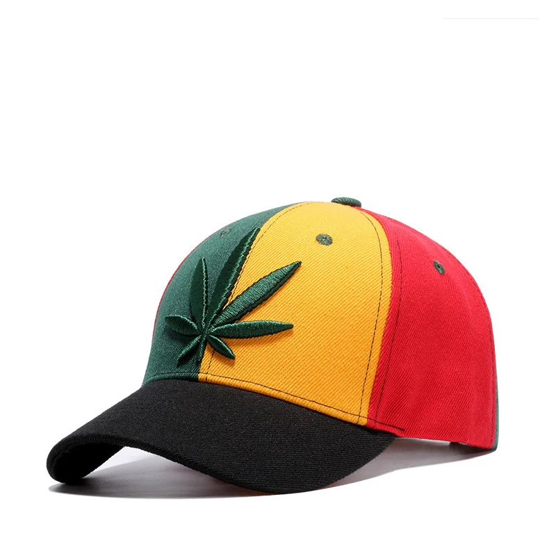 

Baseball Caps Leaf Weed Hats Snapback Adjustable Womens Summer Cap Men Cap Dad Hats Outdoor Curved Bill Unisex
