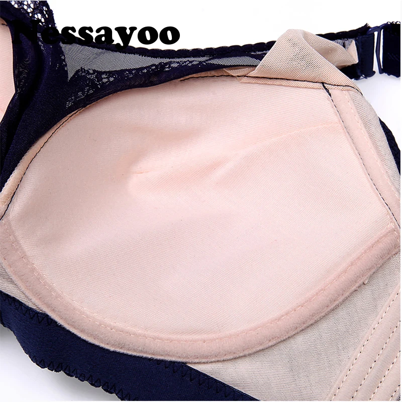 Женский однотонный бюстгальтер с чашками пуш ап размеры 44 48|bra plus size|bra sizebra |