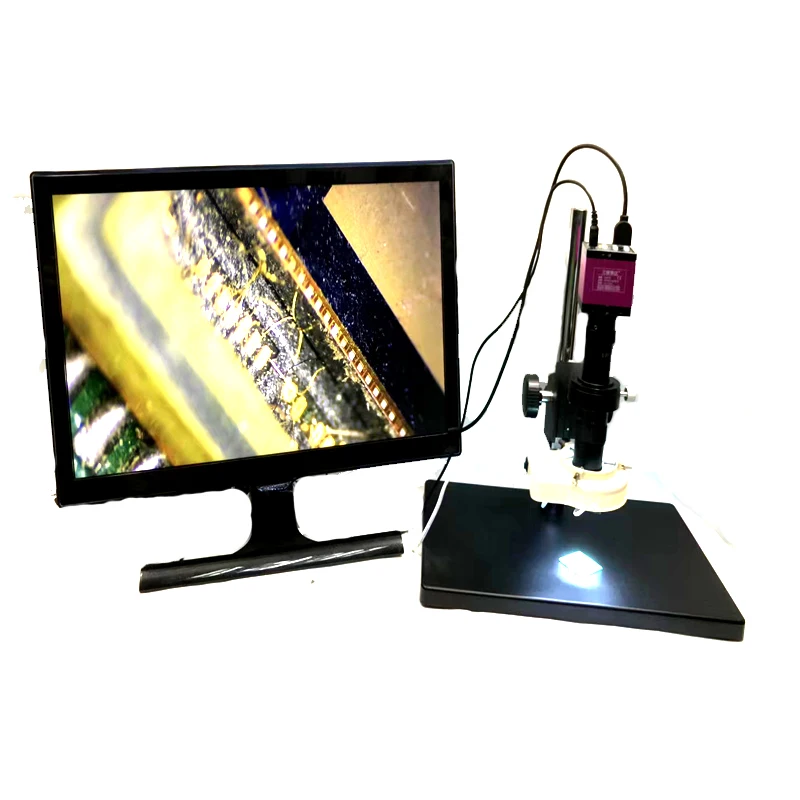 

16MP 1080P HDMI USB Digital Industry Magnification Zoom Microscope Camera 3D Adjustable 180X C-mount Lens 4.5X Adapter