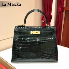 2017 women’s luxury crocodile leather handbag