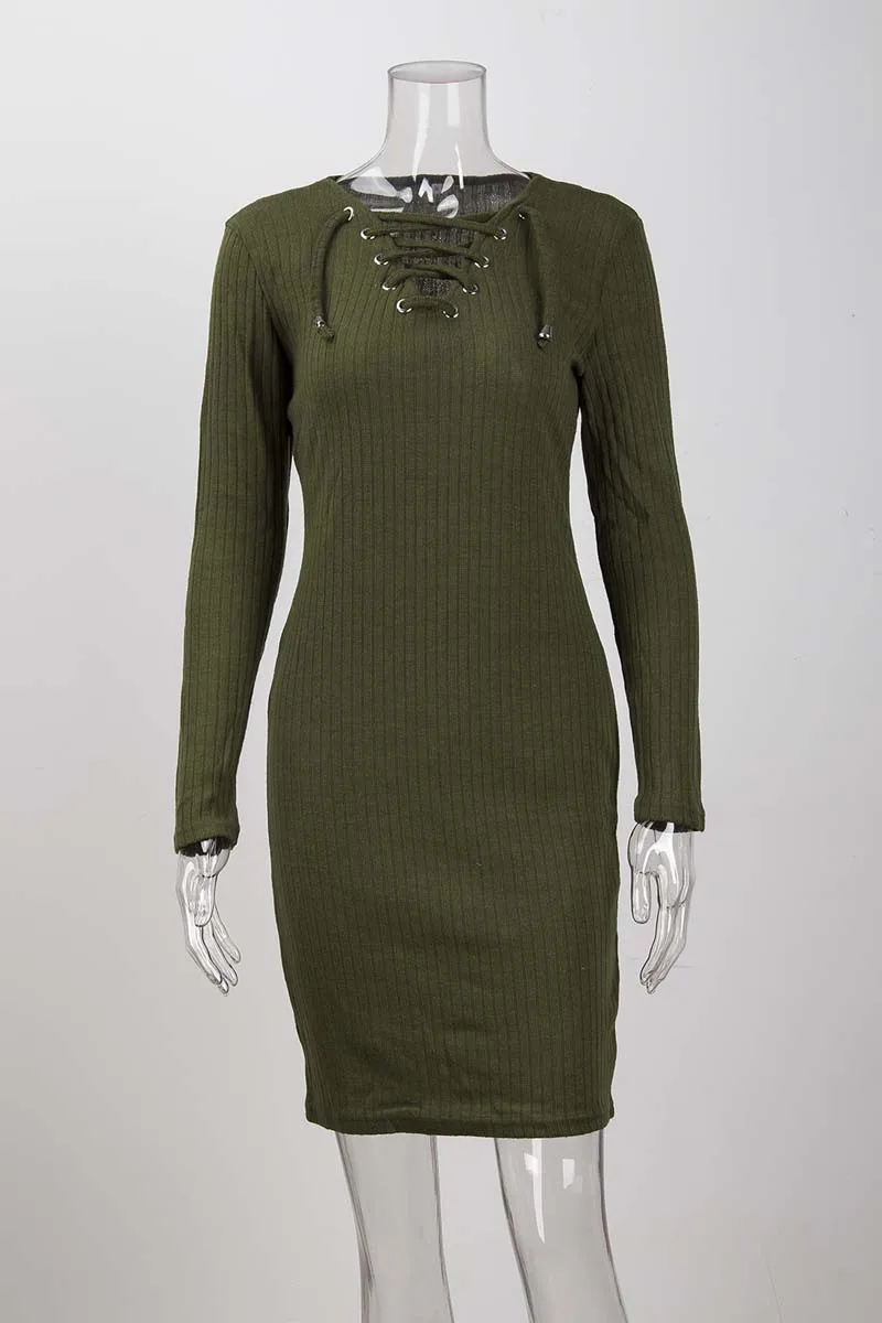 Осеннее вязаное платье, женское длинное платье-свитер, женские свитера, женский свитер с длинным рукавом, зимний бандажный длинный свитер для женщин