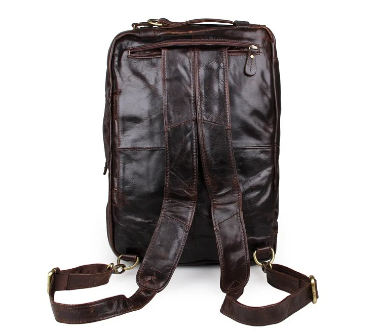 Для Мужчин's Портфели сумка натуральная кожа 15 "путешествия ноутбук Бизнес большой Ёмкость Dou Для мужчин ts плеча Портфели s сумки мужские