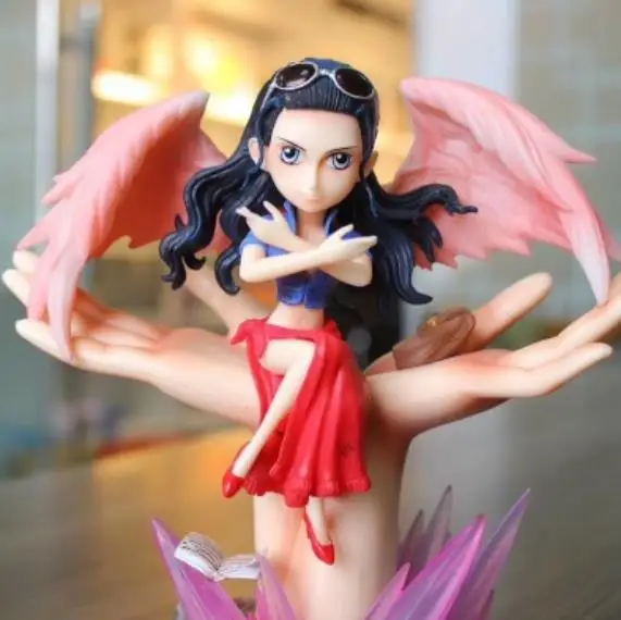 

Japanese Anime ONE PIECE Angel Nami Cute Action Figure PVC Collectible Model Doll Toys for Children Gifts With Box 18cm