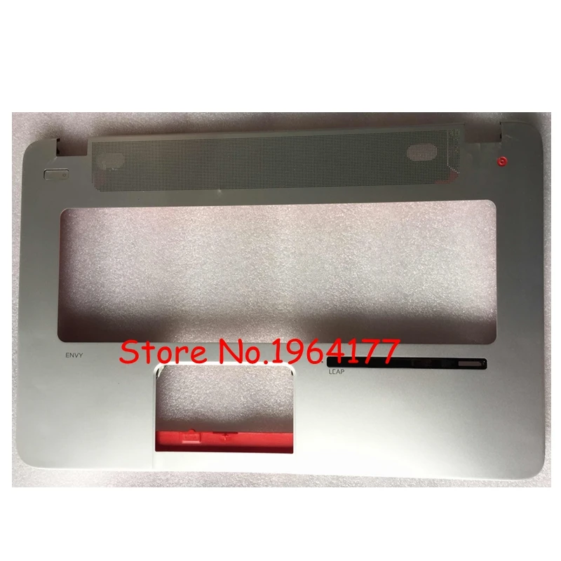 

used Laptop For HP For Envy17 Envy 17-J 17-j000 Series 17" Shell Upper Case Palmrest Cover topcase keyboard bezel silver