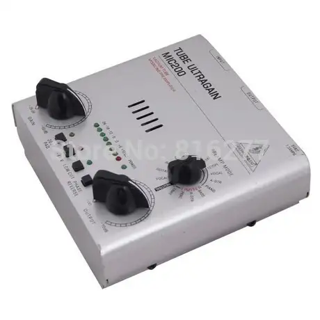 Behringer Mic200 Tube Preamp Device Microphone Amplifier