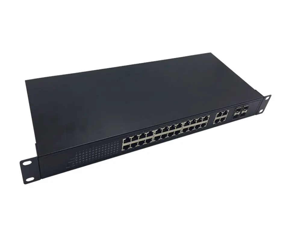 Bliy L3 sfp snmp сетевой оптический коммутатор 24 rj45 4 комбинированный Коммутатор уровня 3 sfp медиаконвертер с RSTP/веб-управлением/SNMP/VLAN