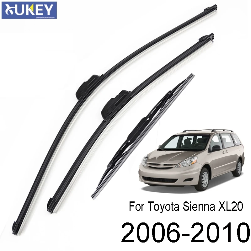 Набор щёток стеклоочистителя Xukey для Toyota Sienna XL20 2010 2009 2008 2007 2006 3