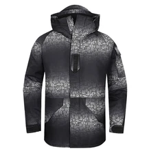 New Premium "SouthPlay" Зимний сезон непромокаемые мм 10000 мм согревающие лыжные и сноубордические двухцветные военные куртки