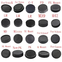 1pcs camera Rear Lens Cap for Canon nikon Sony for Pentax Olympus Micro M4/3 Panasonic Samsung Leica Fujifilm Camera Mount