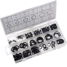 Joints toriques en caoutchouc 225 pièces, assortiment de joints d'étanchéité, différentes tailles avec Kit de boîte plastique