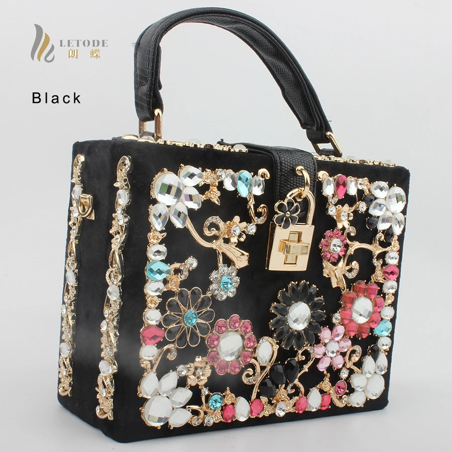 bags for women clutch bag diamonds flower shoulder bag evening bag bolsa feminina luxury handbags women bags designer totes