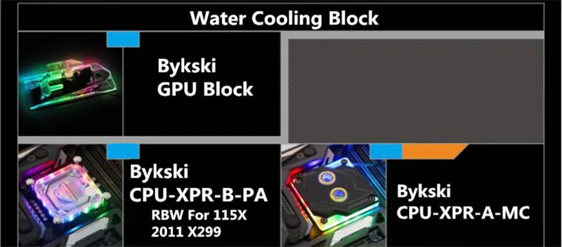 Bykski водная доска резервуар комплект для Cougar Conquer чехол D-RGB водная доска cpu/GPU водоблок программа комплект RGV-CG-ZFZ-V2