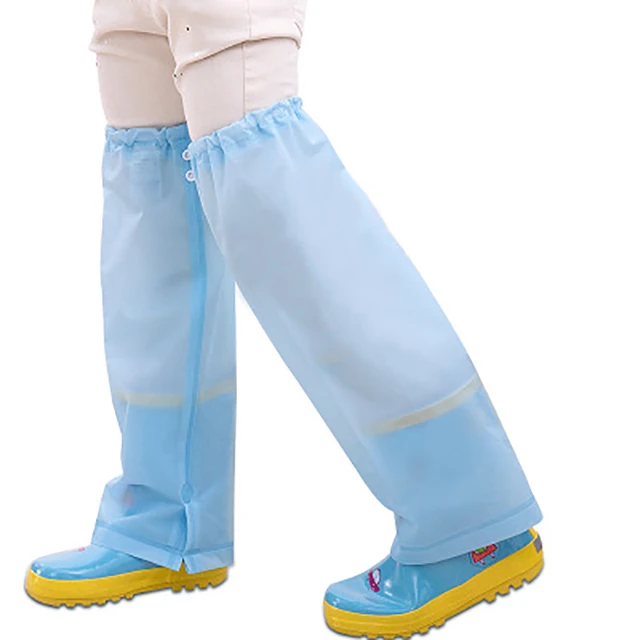 Kids Rain Pants Waterproof Outdoor Hiking Leg Gaiters Raincoat for