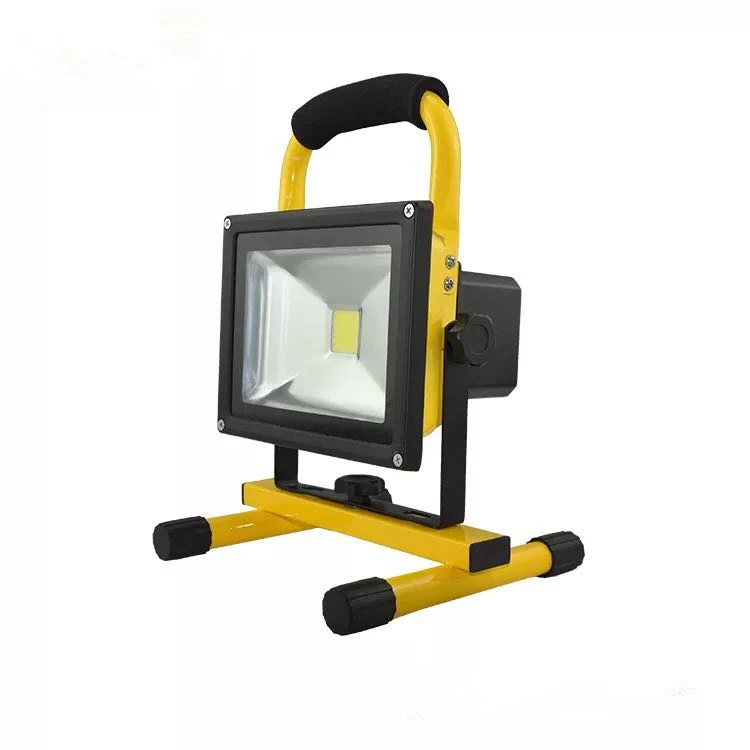 Levou ao ar Portátil de Emergência Suporte de Ângulo de Iluminação Lâmpada de Trabalho Luz de Alumínio Livre Projector Recarregável Luz 50 w Ajustável