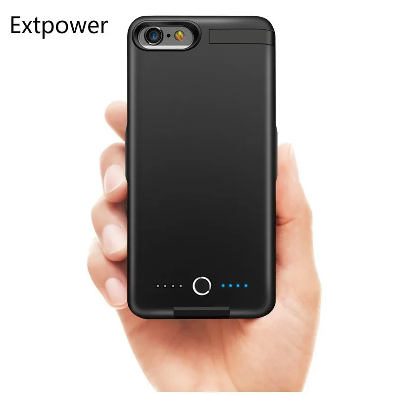 

Extpower 10000mAh Ultra Thin Battery Charging Case Power Bank For iPhone 6 6s 7 8Plus Phone Battery Charger For iPhone 6 6S 7 8